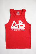 Red ABnormal Tank Top